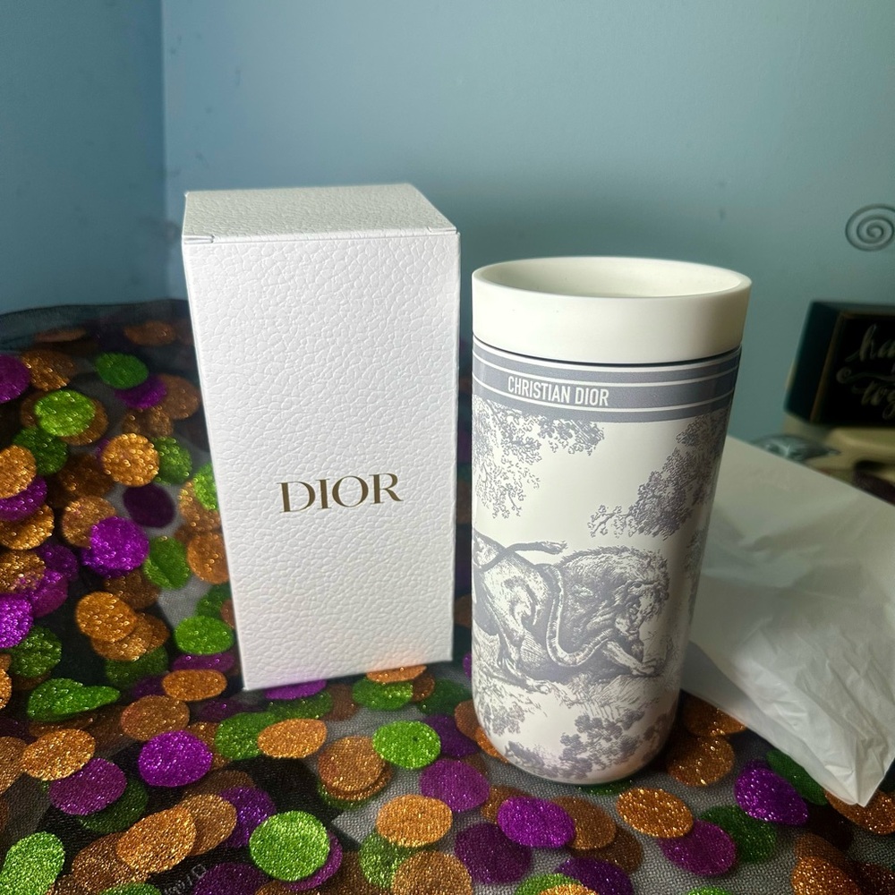 Dior Beauty Prestige Toile de Jouy Insulated Tumbler 400 mL 2025 Edition GWP